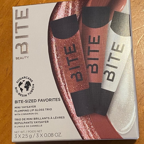 Bite Beauty Other - Bite Beauty Bite-Sized Mini Yaysayer Plumping Lip Gloss Trio